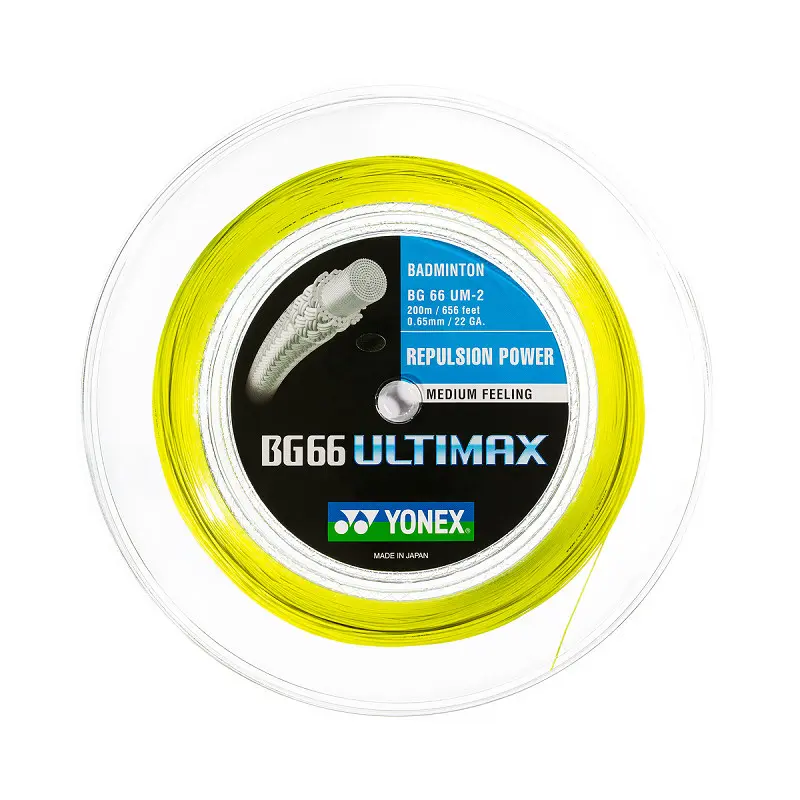 Yonex Ultimax BG66 200m Geel